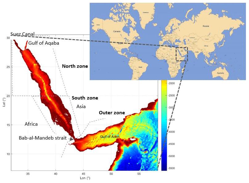 OS Temporal Evolution Of Temperatures In The Red Sea And The Gulf Of 