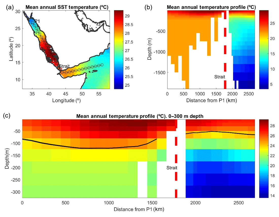 OS Temporal Evolution Of Temperatures In The Red Sea And The Gulf Of 