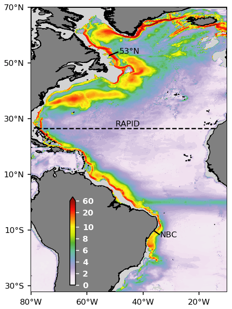 Enhanced Mediterranean Sea circulation associated with a past weaker  circulation of the North Atlantic ocean